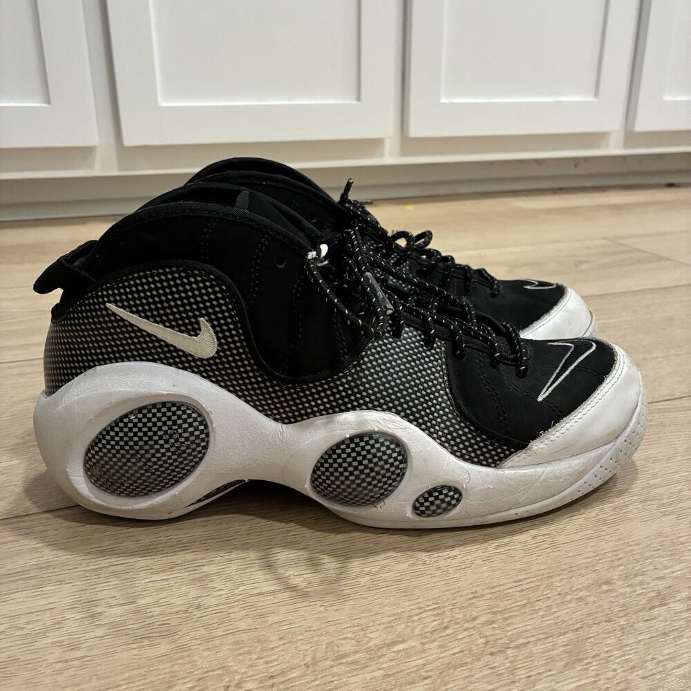 Nike Air Zoom Flight 95 OG Black/White Metallic/Silver Size 8.5 DM0523-001